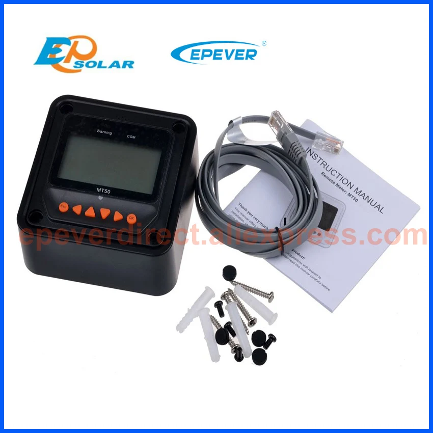 EPever 50A MPPT 12V 24V 36V 48V Solar Charge Controller Backlight LCD Display Max 150V PV Input Common Negative Grounding 5415AN
EPever 50A MPPT 12V 24V 36V 48V Solar Charge Controller Backlight LCD Display Max 150V PV Input Common Negative Grounding 5415AN