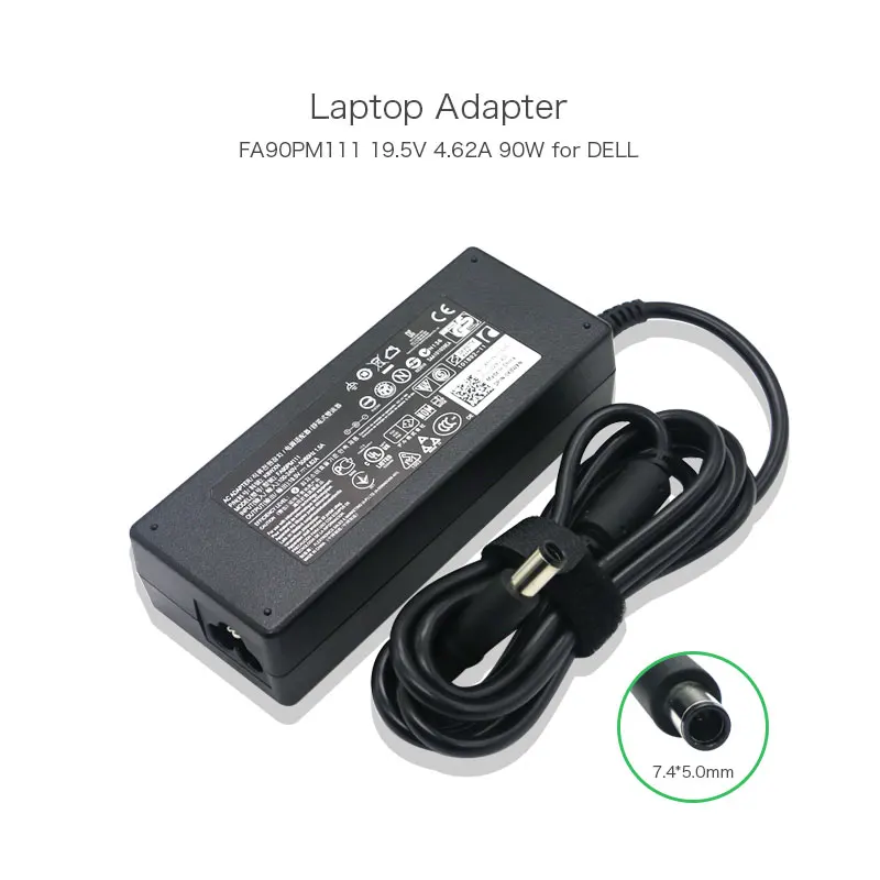 Зарядное устройство для ноутбука Dell XPS 15(L521X) XPS 14(L412Z) XPS M1210 FA90PM111 K8WXN DA90PM111, адаптер переменного тока, 19,5 в, 7,4 А, 90 Вт, 5,0 * мм
Зарядное устройство для ноутбука Dell XPS 15(L521X) XPS 14(L412Z) XPS M1210 FA90PM111 K8WXN DA90PM111, адаптер переменного тока, 19,5 в, 7,4 А, 90 Вт, 5,0 * мм