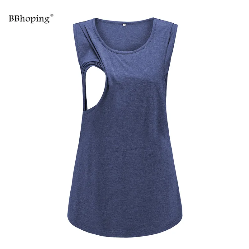 Women's Maternity Tops Basical Sleeveless Nursing Tank Top Side Open Breastfeeding Clothes Summer Pregnant Nurse Shirt Plus Size
Women's Maternity Tops Basical Sleeveless Nursing Tank Top Side Open Breastfeeding Clothes Summer Pregnant Nurse Shirt Plus Size