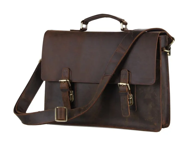 Nesitu High Quality Vintage Genuine Leather Men Crazy Horse Leather Briefcase Messenger Bag 14'' Laptop Bag Portfolio #M7223
Nesitu High Quality Vintage Genuine Leather Men Crazy Horse Leather Briefcase Messenger Bag 14'' Laptop Bag Portfolio #M7223