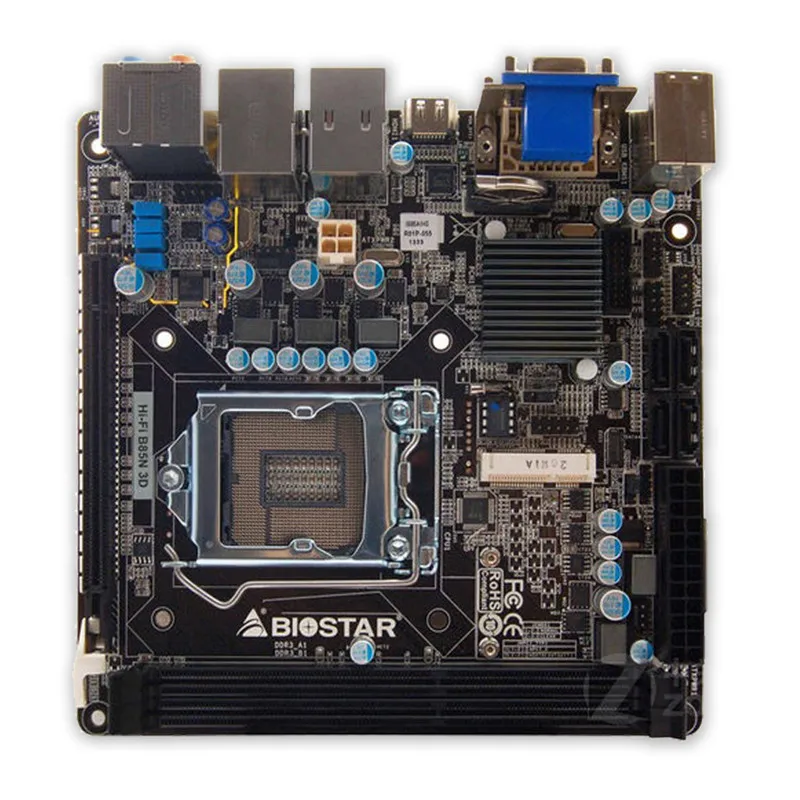 Для BIOSTAR Hi-Fi B85N 3D оригинальная б/у настольная материнская плата B85 LGA 1150 DDR3 32G SATA3 USB3.0