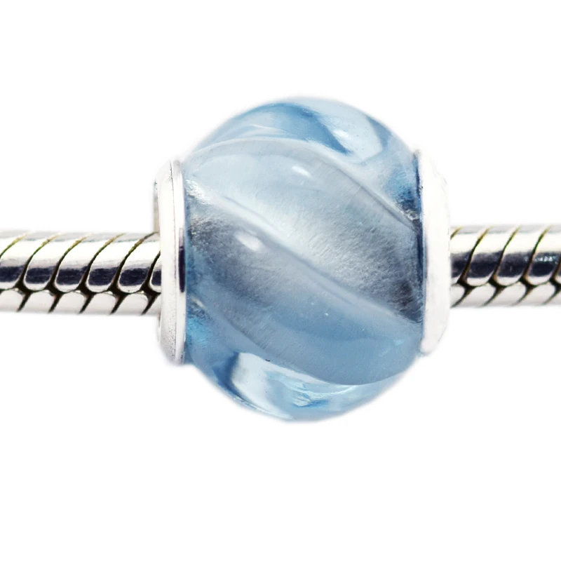 100% 925 Sterling Silver Blue Ripples Charms Fit Europe Bracelet Women DIY Beads for Jewelry Making kralen pulsera Wholesale
100% 925 Sterling Silver Blue Ripples Charms Fit Europe Bracelet Women DIY Beads for Jewelry Making kralen pulsera Wholesale