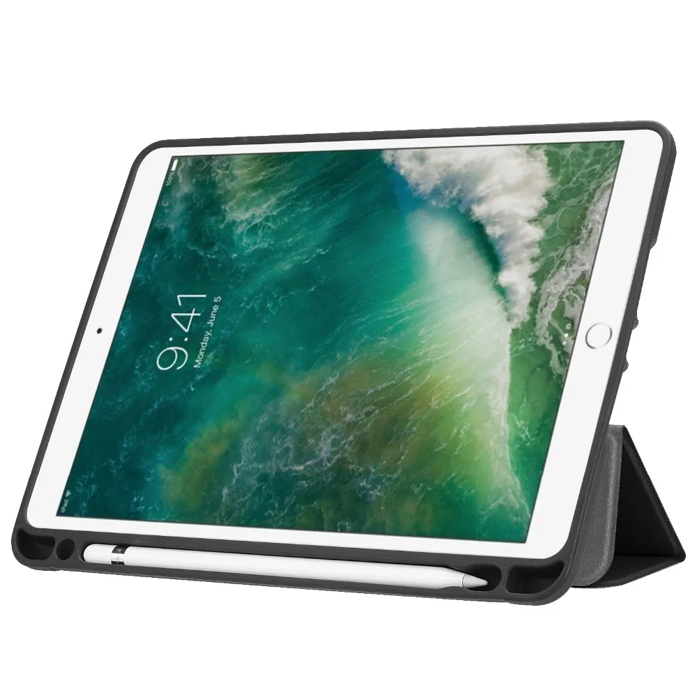 SRJTEK 9 7 "Чехол для iPad 2017 2018 PU защитный чехол универсальный Air 1 2 5 6 умный с