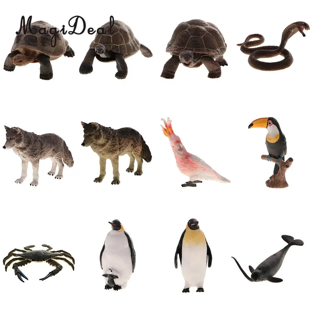 MagiDeal 12 Styles Realistic Animal Model Figurine Action Figures Educational Toy -Home/Garden Decor Gift
MagiDeal 12 Styles Realistic Animal Model Figurine Action Figures Educational Toy -Home/Garden Decor Gift