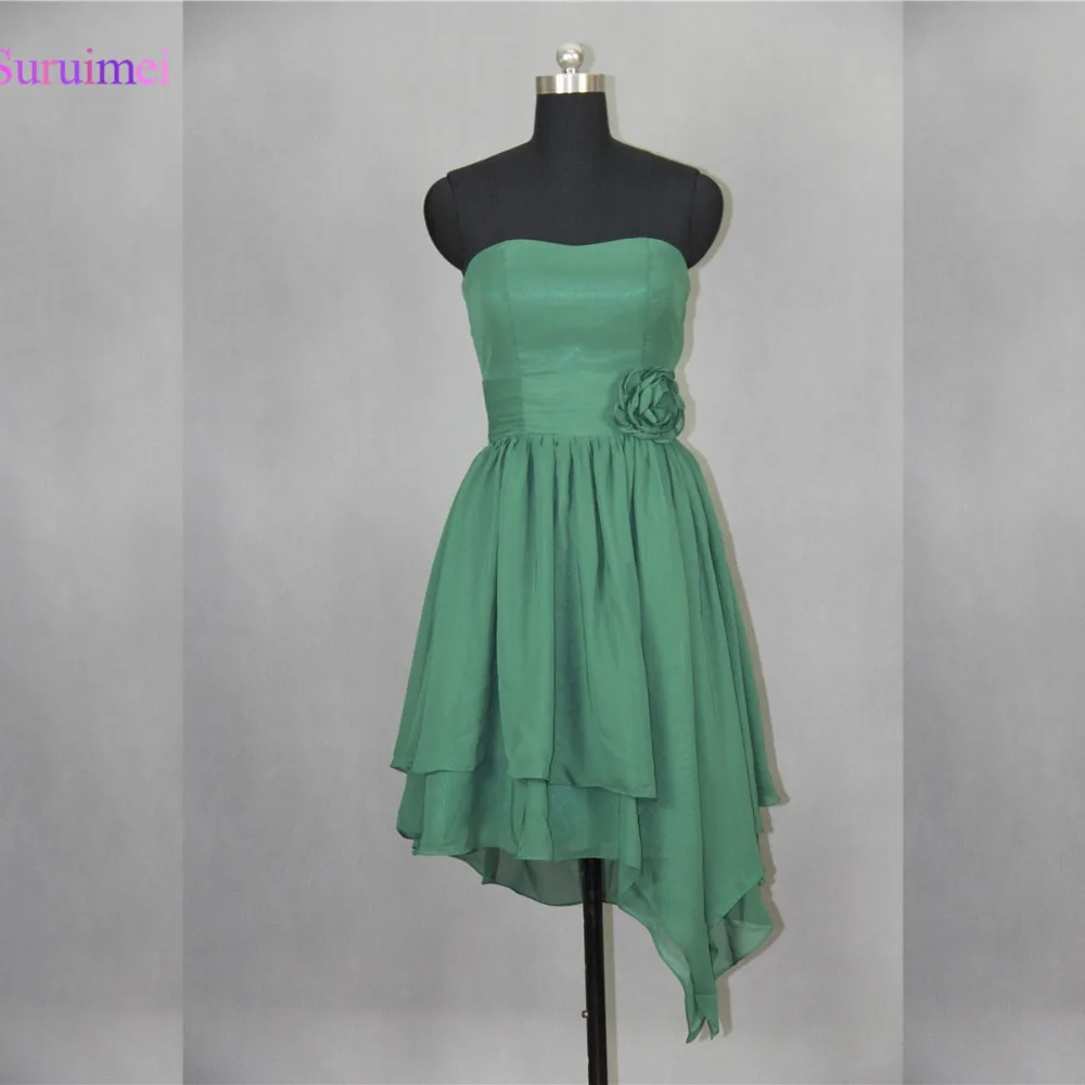 Emerald Green Bridesmaid Dresses With Handmade Flower Chiffon Short Bridesmaid Dress Maid Of Honor Free Shipping
Emerald Green Bridesmaid Dresses With Handmade Flower Chiffon Short Bridesmaid Dress Maid Of Honor Free Shipping