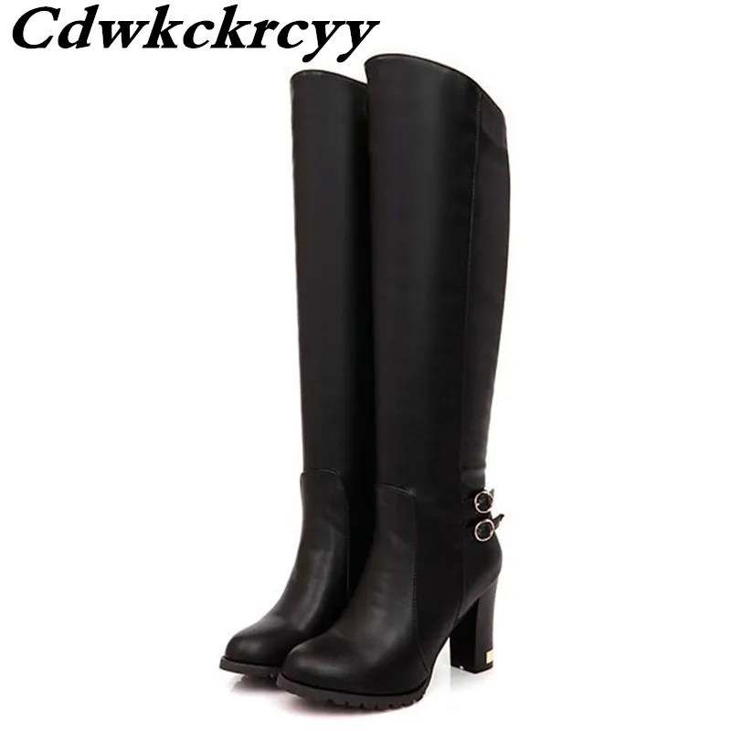 winter Europe America New pattern High cylinder Women Boots fashion Round head Side zipper Nightclub sexy High heel boots 34-43
winter Europe America New pattern High cylinder Women Boots fashion Round head Side zipper Nightclub sexy High heel boots 34-43