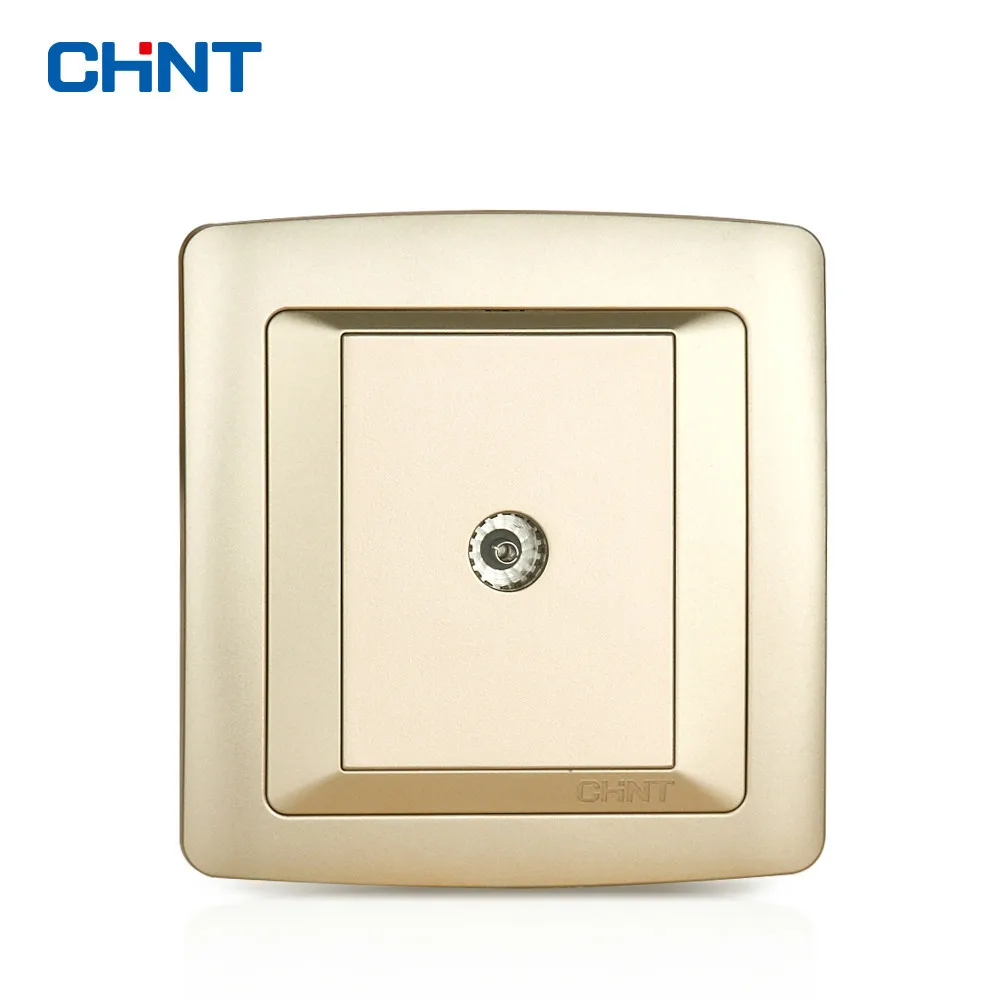 CHINT Electrician NEW2K Luxurious Series Switch Socket Light Champagne Gold TV Socket
CHINT Electrician NEW2K Luxurious Series Switch Socket Light Champagne Gold TV Socket