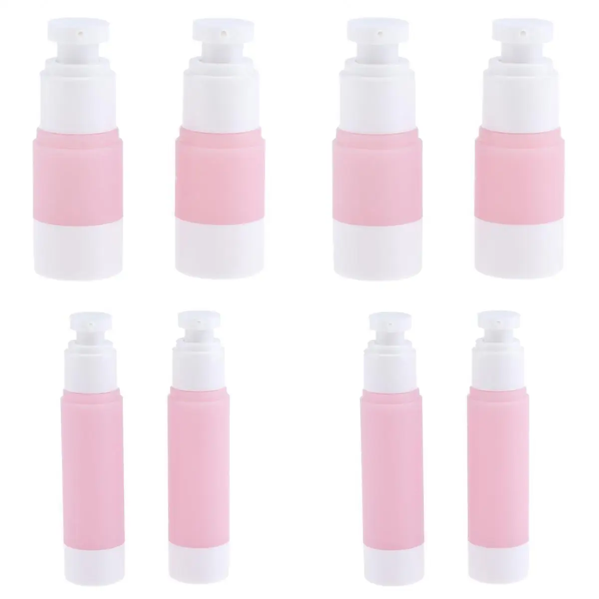 8 Pcs Portable Empty Cosmetic Makeup Sterile Airless Pump Spray Bottles Pink + White
8 Pcs Portable Empty Cosmetic Makeup Sterile Airless Pump Spray Bottles Pink + White