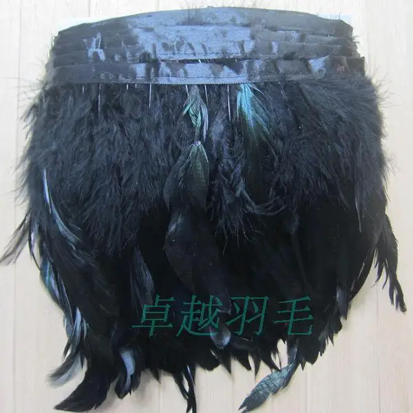 Height 4-6/10-15cm black rooster neck hackle feather trim/ fringe/ribbon Coque Feather trim free shipping
Height 4-6/10-15cm black rooster neck hackle feather trim/ fringe/ribbon Coque Feather trim free shipping