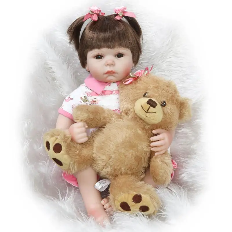 52 см бренд reborn babies куклы для продажи настоящая девочка медведь кукла игрушки для детей подарок boneca
52 см бренд reborn babies куклы для продажи настоящая девочка медведь кукла игрушки для детей подарок boneca