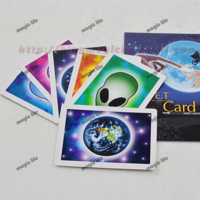 Holiday Sale Wholesale ET Card Set card magic sets magic tricks magic props 5pcs each lot
Holiday Sale Wholesale ET Card Set card magic sets magic tricks magic props 5pcs each lot