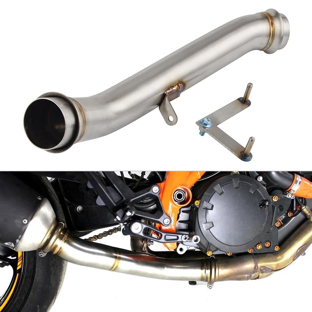 NICECNC Motorcycle Exhaust Muffler Mid Pipe For KTM 1290 Super Duke R 2014 2015 2016 Eliminator Down Pipe Exhaust De-cat Pipe
NICECNC Motorcycle Exhaust Muffler Mid Pipe For KTM 1290 Super Duke R 2014 2015 2016 Eliminator Down Pipe Exhaust De-cat Pipe