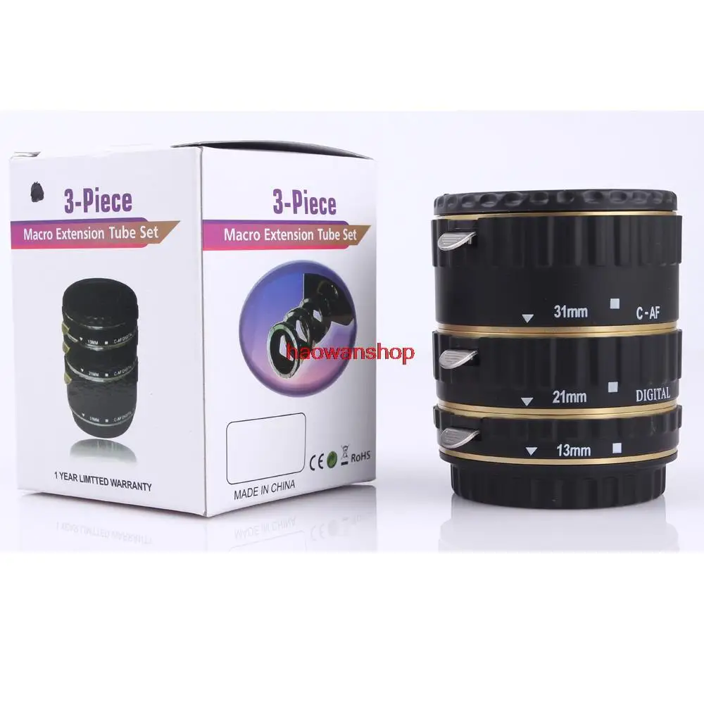 Удлинительное Кольцо с автофокусом и автофокусом для canon EF EF-S 60D 650D 5DII 70D, золотистое
Удлинительное Кольцо с автофокусом и автофокусом для canon EF EF-S 60D 650D 5DII 70D, золотистое