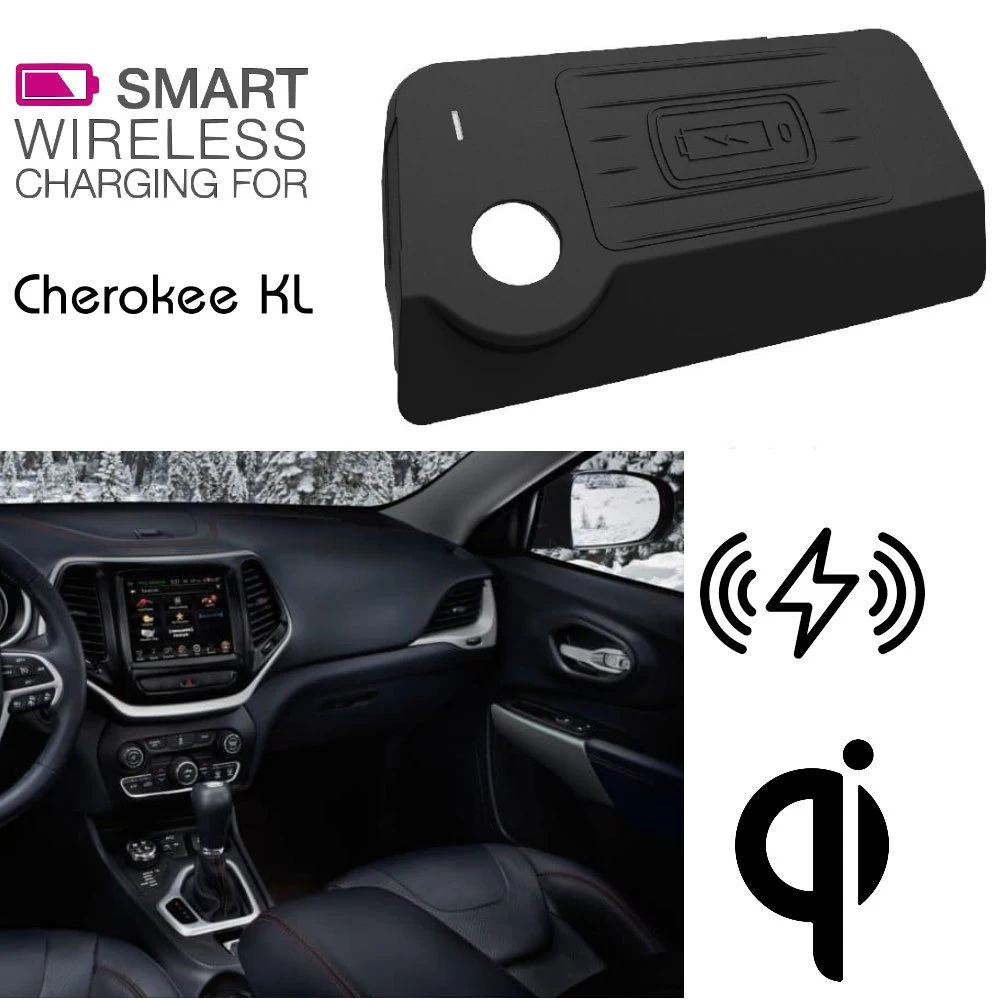 Для Jeep QI Беспроводная зарядка скрытое Беспроводное зарядное устройство