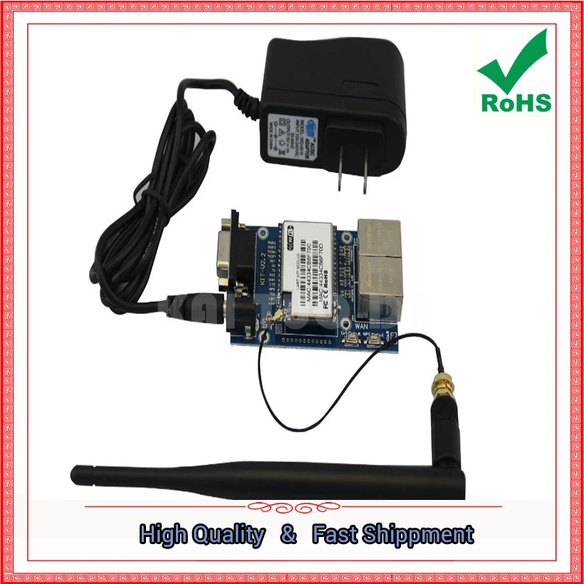 Industrial Serial Port Wifi / Ethernet Switch Module Wireless Router HLK Development Kit (D4A3
Industrial Serial Port Wifi / Ethernet Switch Module Wireless Router HLK Development Kit (D4A3