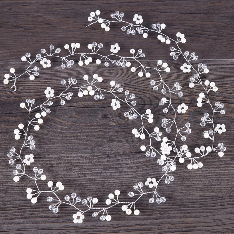 115cm Long Bride Wedding Hair Accessories Crystal Pearl Bridal Headbands Tiara 2018 New Women Wedding Hairband Headwear Jewelry
115cm Long Bride Wedding Hair Accessories Crystal Pearl Bridal Headbands Tiara 2018 New Women Wedding Hairband Headwear Jewelry