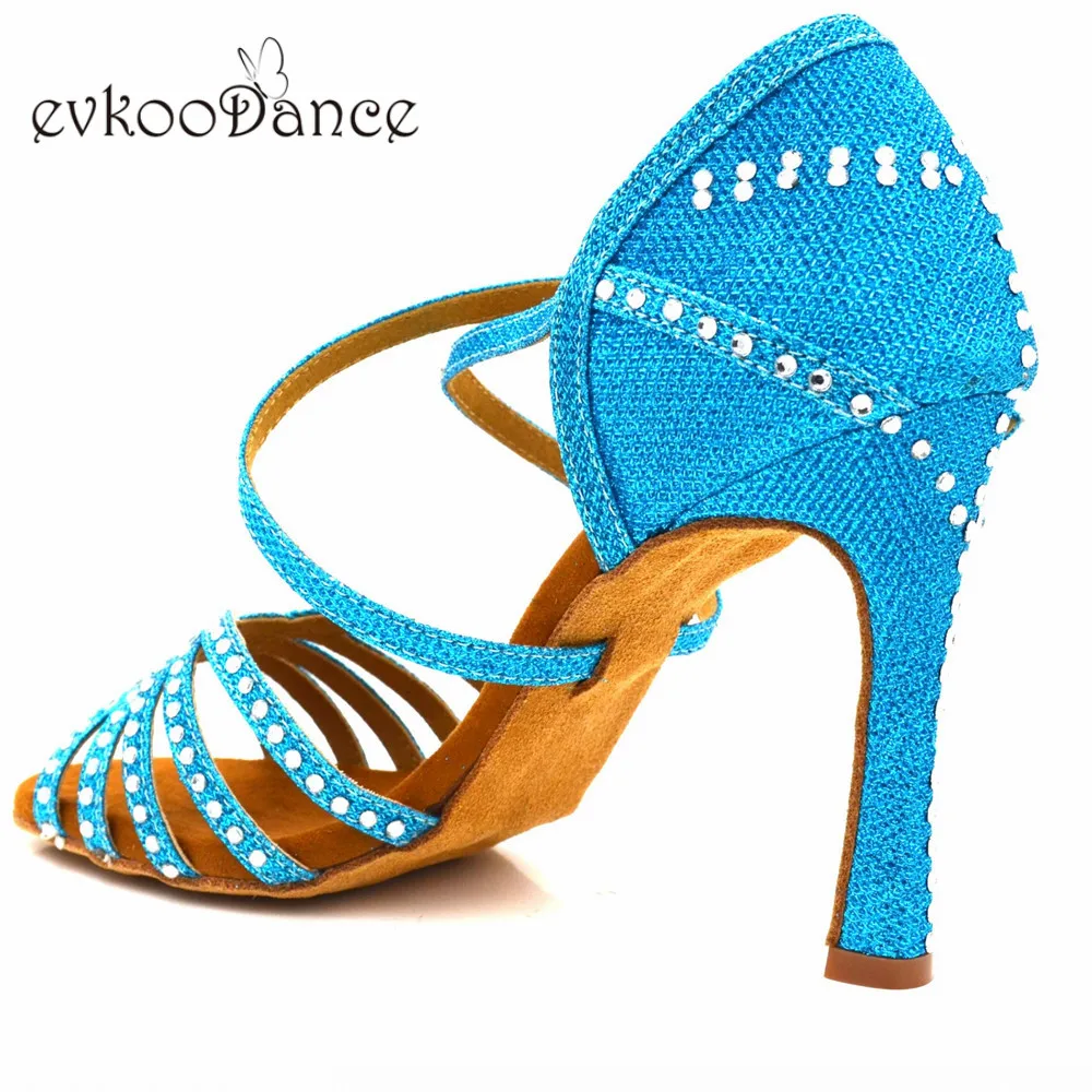 Latin Dancing Shoes Size US 4-12 Professional 10cm Heel Height Zapatos De Baile Blue Shinny With Rhinostone NL237
Latin Dancing Shoes Size US 4-12 Professional 10cm Heel Height Zapatos De Baile Blue Shinny With Rhinostone NL237