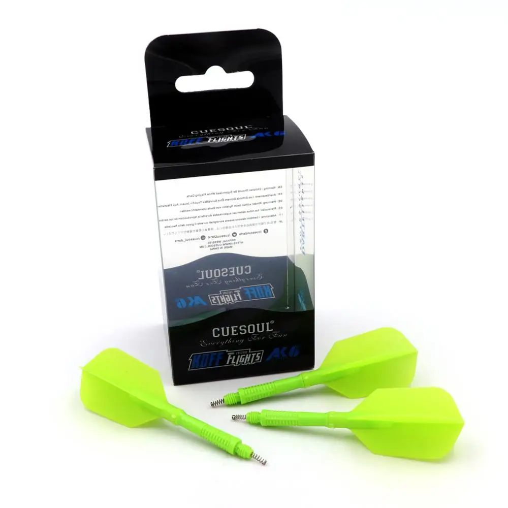CUESOUL 3 Pieces KOFF AK6 Dart Stem with AK4 Moulded Dart Flights,Green Dart Flight Slim Shape
CUESOUL 3 Pieces KOFF AK6 Dart Stem with AK4 Moulded Dart Flights,Green Dart Flight Slim Shape
