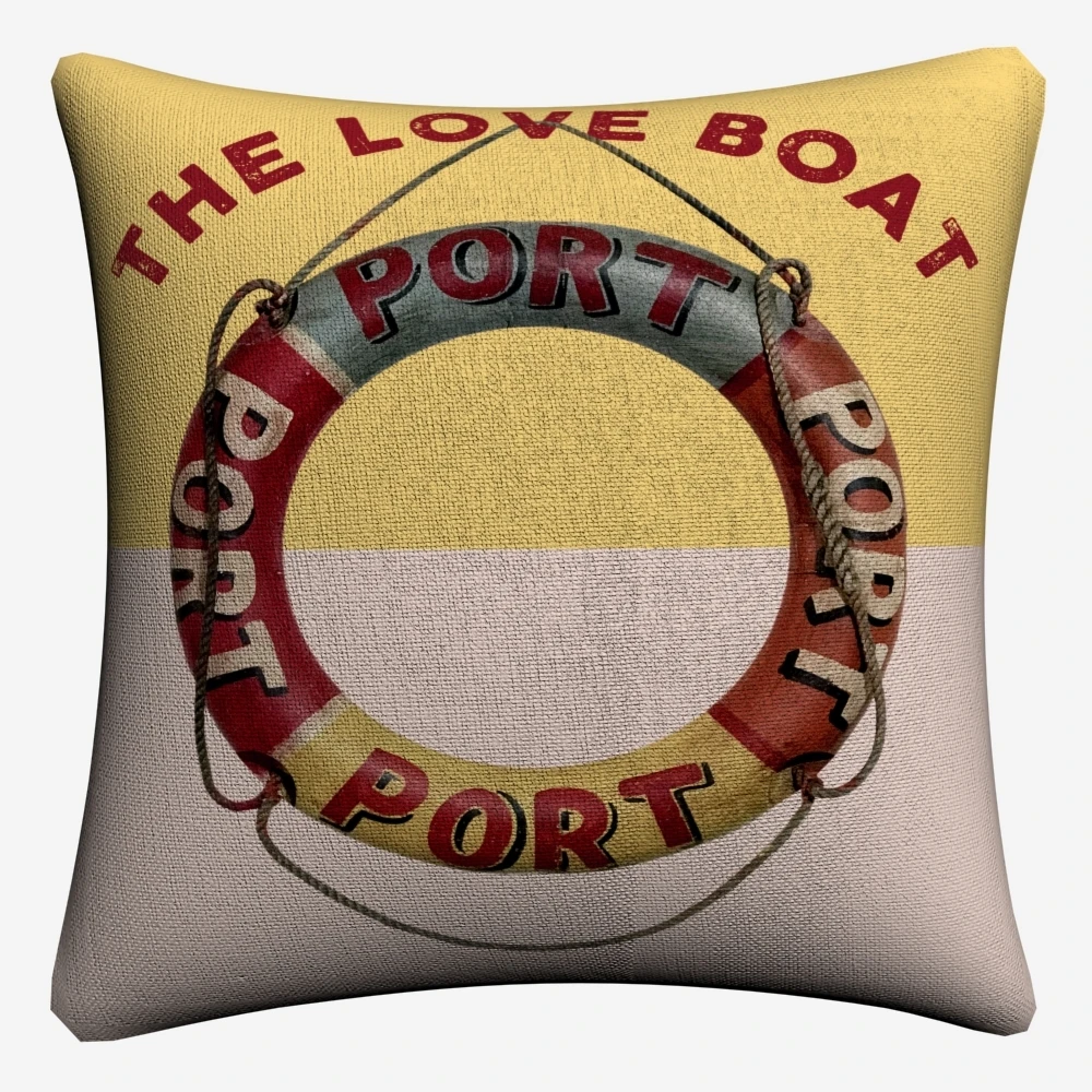 Nautical Hope Simple Quote Style Decorative Linen Cushion Cover For Sofa Chair 45x45cm Throw Pillow Case Home Decor | Дом и сад