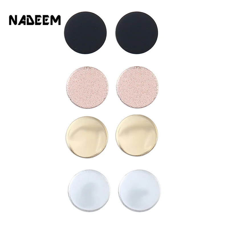 NADEEM New 4Pairs/set Brincos Round Stud Earrings Set Black,Pink Gold Silver Color Fashion Stud Earring For Women Bijoux Jewelry
NADEEM New 4Pairs/set Brincos Round Stud Earrings Set Black,Pink Gold Silver Color Fashion Stud Earring For Women Bijoux Jewelry