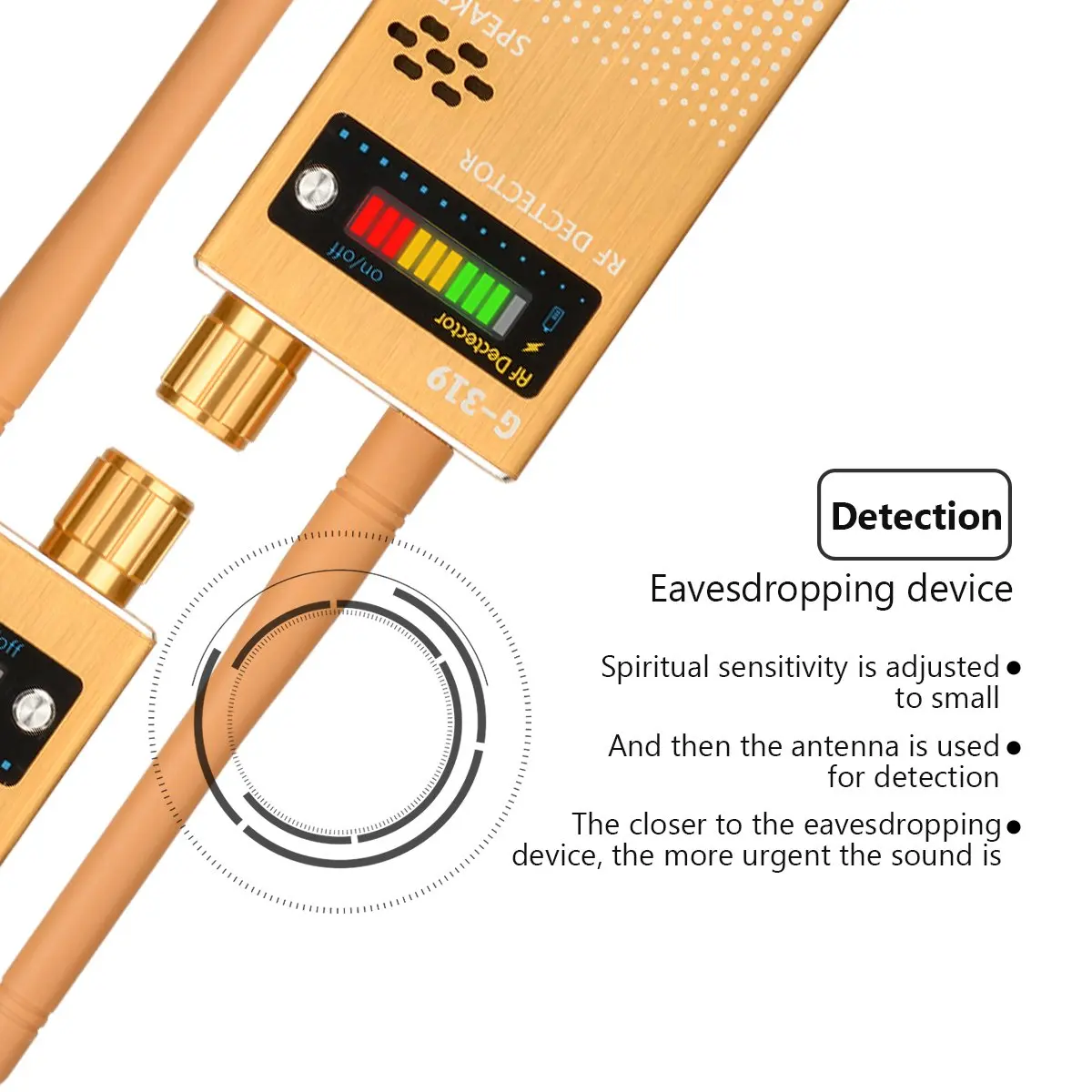 Беспроводной детектор радиочастотного сигнала мобильного телефона полный