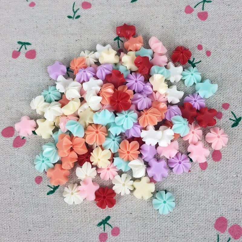 100 Pieces Mix Color Flatback Flat Back Resin Flower Cabochon Kawaii DIY Resin Craft Decoration Scrapbooking Flower:11mm
100 Pieces Mix Color Flatback Flat Back Resin Flower Cabochon Kawaii DIY Resin Craft Decoration Scrapbooking Flower:11mm