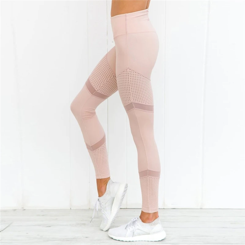Новинка 2019 Брендовые брюки в стиле пэчворк женские эластичные спортивные штаны