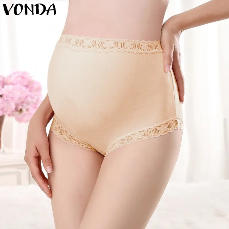 VONDA Maternity Clothes 2021 Women Briefs Underwear Rayon Panties Pregnancy Ladies Sexy High Waist Lace Bottoms Plus Size 5XL
VONDA Maternity Clothes 2021 Women Briefs Underwear Rayon Panties Pregnancy Ladies Sexy High Waist Lace Bottoms Plus Size 5XL