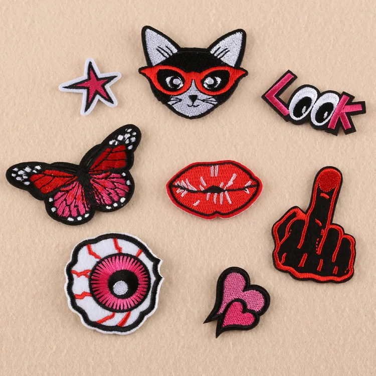 New Patterns With Embroidered Patches Fashion Applique lron on Patch for Clothes Bags DIY Decal Apparel Accessory 1Set
New Patterns With Embroidered Patches Fashion Applique lron on Patch for Clothes Bags DIY Decal Apparel Accessory 1Set