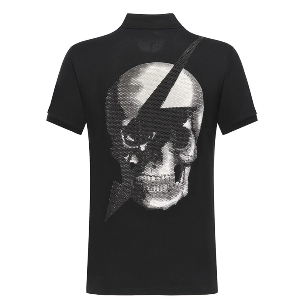 DUYOU Classic Men Polo Shirt brand clothing Male Short Sleeve Casual polo shirt Breathable Skull Crystal Polo shirts for male
DUYOU Classic Men Polo Shirt brand clothing Male Short Sleeve Casual polo shirt Breathable Skull Crystal Polo shirts for male