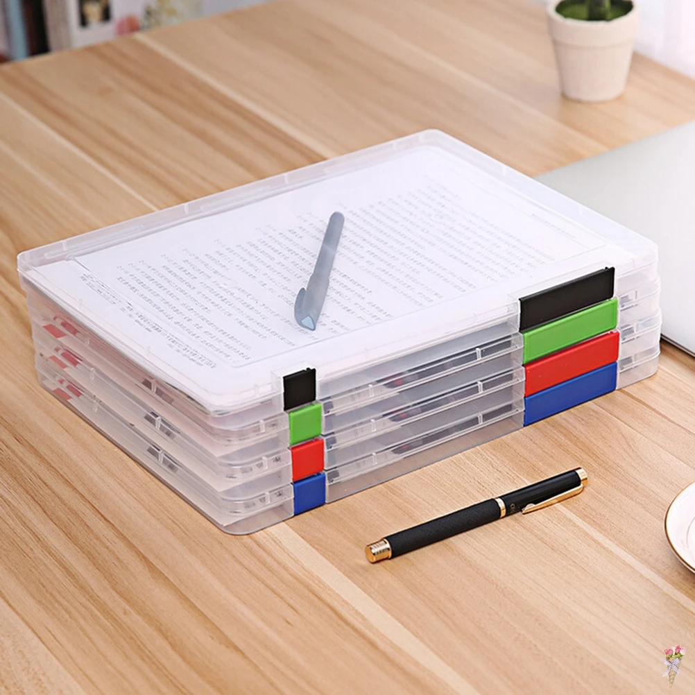 3 Colors A4 Transparent Storage Box Clear Plastic Document Paper Filing Case File PP Office Organizer Invisible Storage Cases
3 Colors A4 Transparent Storage Box Clear Plastic Document Paper Filing Case File PP Office Organizer Invisible Storage Cases
