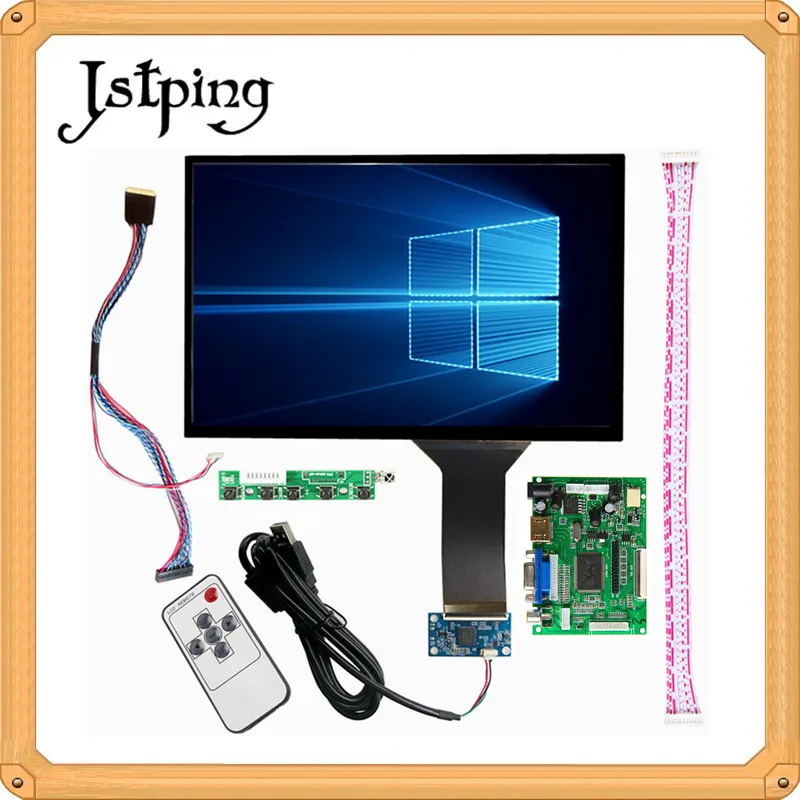 Jstping 13 3 дюймовый монитор управления ЖК дисплеем B133XW02 плата драйвера HDMI VGA 2AV
