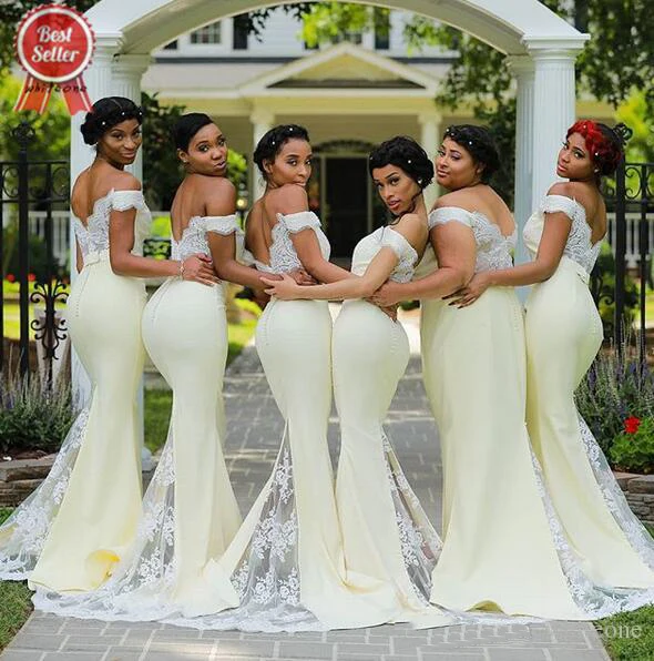 2020 Bridesmaid Dresses African Wedding Guest with sheer lace applique sweep train plus size Maid Of Honor Dress
2020 Bridesmaid Dresses African Wedding Guest with sheer lace applique sweep train plus size Maid Of Honor Dress