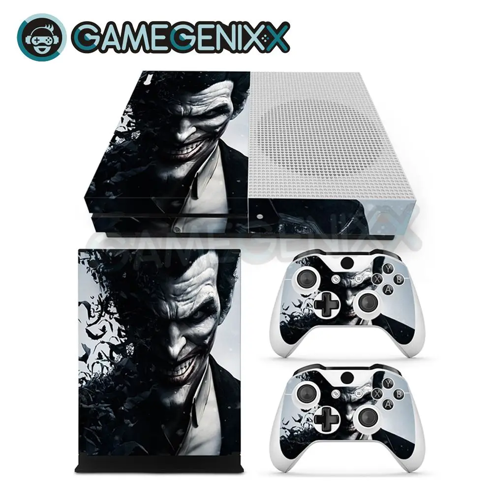 Наклейка на кожу GAMEGENIXX Виниловая наклейка для Xbox One Slim консоль и 2 контроллера-The