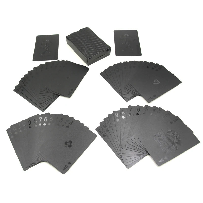Black Plastic 3D Print Foil Poker Cards Magic Tricks PET Environmental Friendly Playing Cards Cards-Advanced Plastic Poker
Black Plastic 3D Print Foil Poker Cards Magic Tricks PET Environmental Friendly Playing Cards Cards-Advanced Plastic Poker