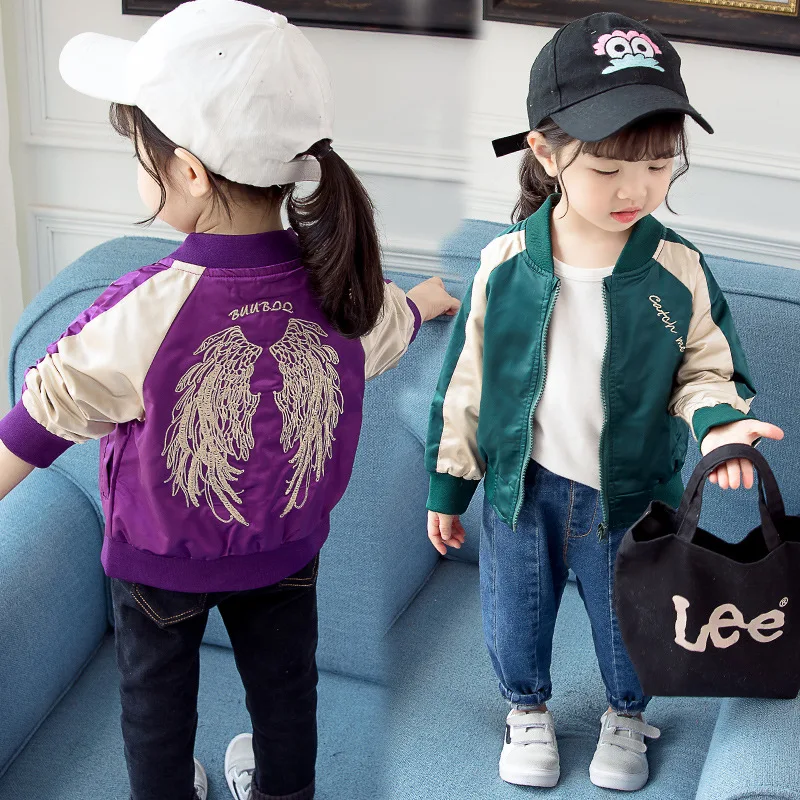 Fashion cool 2019 new style baseball children jacket hot sale high quality embroidery wing coat
Fashion cool 2019 new style baseball children jacket hot sale high quality embroidery wing coat