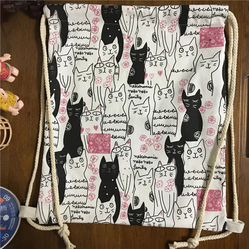 YILE студенческий холщовый рюкзак на шнурке из хлопка, дорожная сумка для обуви, черная белая сумка с принтом кота 1745e
YILE студенческий холщовый рюкзак на шнурке из хлопка, дорожная сумка для обуви, черная белая сумка с принтом кота 1745e