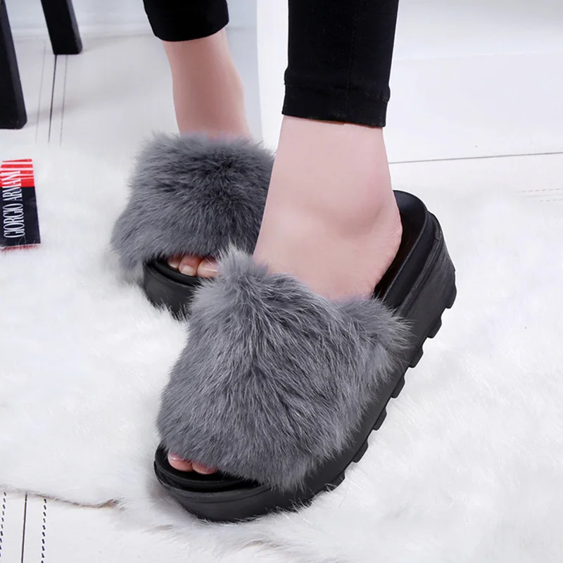 Coolsa New Fashion Women Plush Slippers Fluffy Animal Fur Slides Thicker Bottom Platform Slipper Ladies Casual Cute Flat Shoes
Coolsa New Fashion Women Plush Slippers Fluffy Animal Fur Slides Thicker Bottom Platform Slipper Ladies Casual Cute Flat Shoes