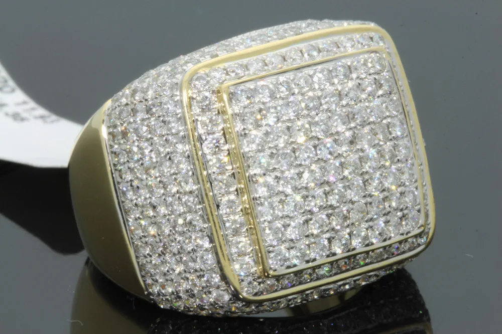Yi qi булавки для женщин ювелирные изделия принцессы 4.3ct Cut ОГРОМНЫЙ AAA циркон цвета: