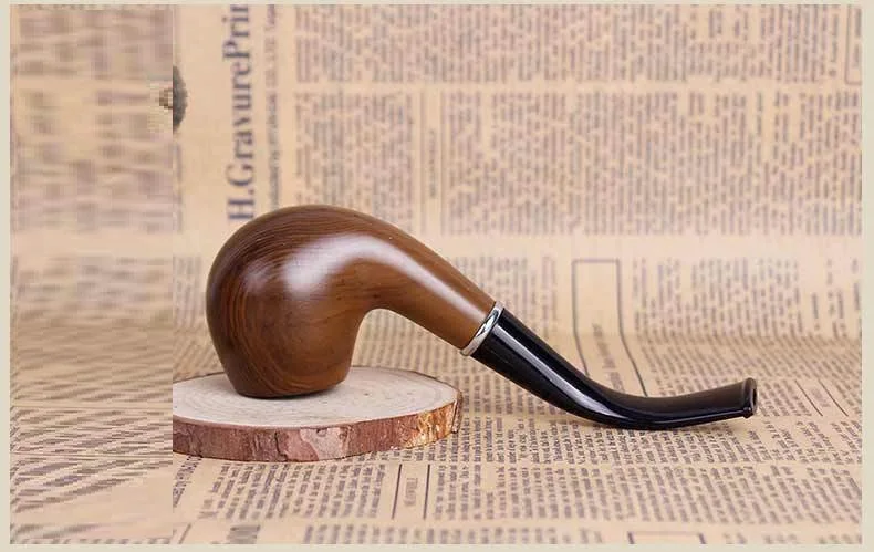 bent black herb tobacco pipe Vintage cigarette holder smoke pot filter Portable Durable Classical Resin Smoking pipe With Ring
bent black herb tobacco pipe Vintage cigarette holder smoke pot filter Portable Durable Classical Resin Smoking pipe With Ring