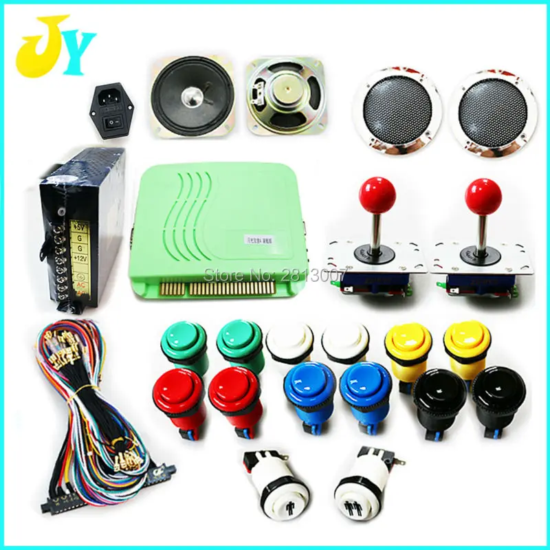 Jamma Arcade Games Kit for 680 in 1 Game VGA & HDMI PCB board 12V Power Supply Arcade Joystick HAPP Push Button
Jamma Arcade Games Kit for 680 in 1 Game VGA & HDMI PCB board 12V Power Supply Arcade Joystick HAPP Push Button
