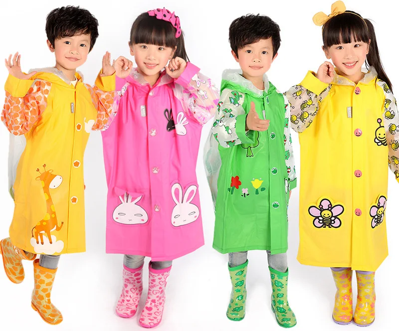 Kids Cape Raincoat Waterproof Rain Coats EVA Material Rainwear Hooded Children Raincoat Schoolbag Position Poncho Cartoon Patter
Kids Cape Raincoat Waterproof Rain Coats EVA Material Rainwear Hooded Children Raincoat Schoolbag Position Poncho Cartoon Patter