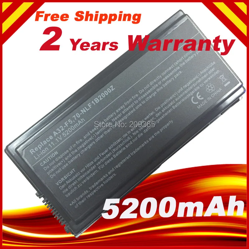 11.1V 5200mAh Battery for ASUS A32-F5 F5 Pro50 Pro55 X50 X58 X59 X59SL Free Shipping
11.1V 5200mAh Battery for ASUS A32-F5 F5 Pro50 Pro55 X50 X58 X59 X59SL Free Shipping