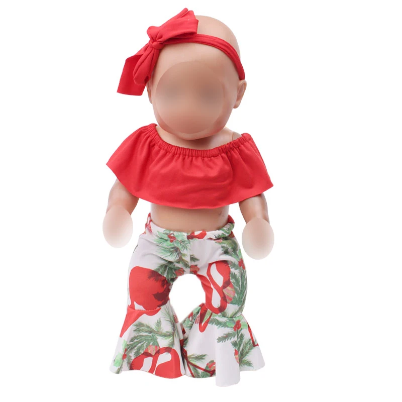 Doll clothes accessories red bell-bottom pantsuit + headband fit 43 cm baby dolls and 18 inch Girl dolls f718
Doll clothes accessories red bell-bottom pantsuit + headband fit 43 cm baby dolls and 18 inch Girl dolls f718