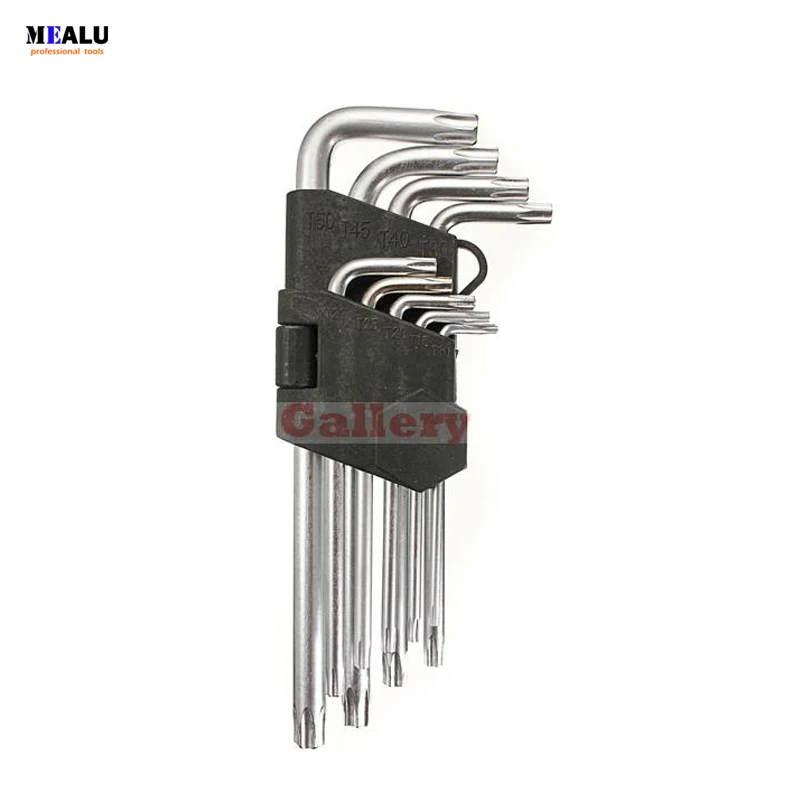 9 шт. L Форма T10-t50 Torx шестигранные отвертка Звезда ключ набор гаечных ключей, набор
9 шт. L Форма T10-t50 Torx шестигранные отвертка Звезда ключ набор гаечных ключей, набор