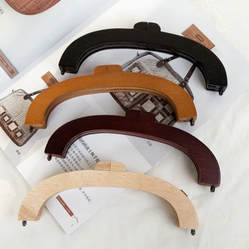 Фото 1 шт 20 см DIY ремеслам арки деревянные Портмоне раме с помощью винтов аксессуары