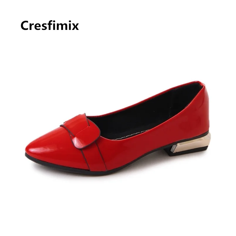 Cresfimix Zapatos De Mujer Women Cute Red Sweet Office Shoes Woman Pu Leather Slip on Flat Shoes Cool Sweet Street Flats C3289
Cresfimix Zapatos De Mujer Women Cute Red Sweet Office Shoes Woman Pu Leather Slip on Flat Shoes Cool Sweet Street Flats C3289