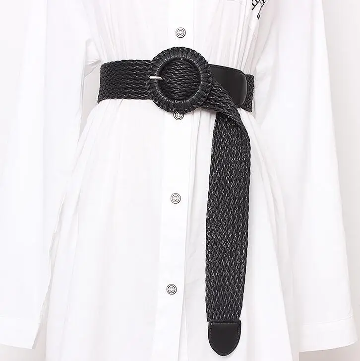Women's runway fashion knitted Cummerbunds female Dress Corsets Waistband Belts decoration wide belt R1691
Women's runway fashion knitted Cummerbunds female Dress Corsets Waistband Belts decoration wide belt R1691