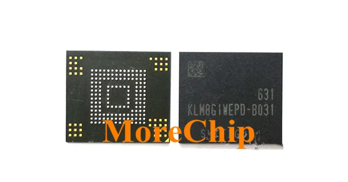 Флэш память KLM8G1WEPD B031 eMMC NAND BGA IC Chip 2 шт./лот|Платы для мобильных телефонов| |