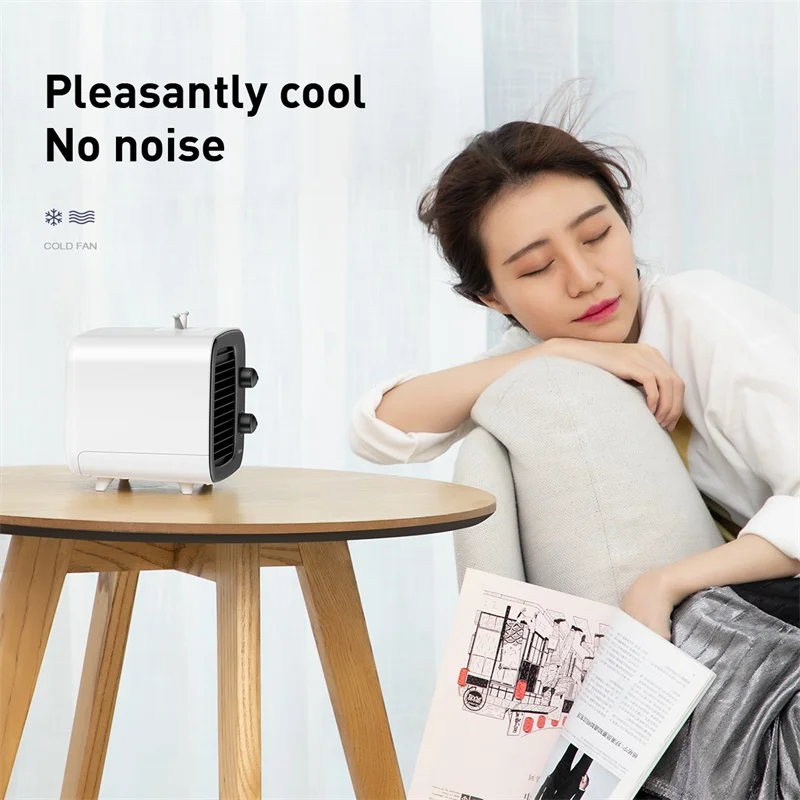 Baseus USB Cooling Fan Mini Air Conditioner Cooler Fan Portable Air Humidifier Purifier 3 Speed Desk Small Fan For Office Home
Baseus USB Cooling Fan Mini Air Conditioner Cooler Fan Portable Air Humidifier Purifier 3 Speed Desk Small Fan For Office Home